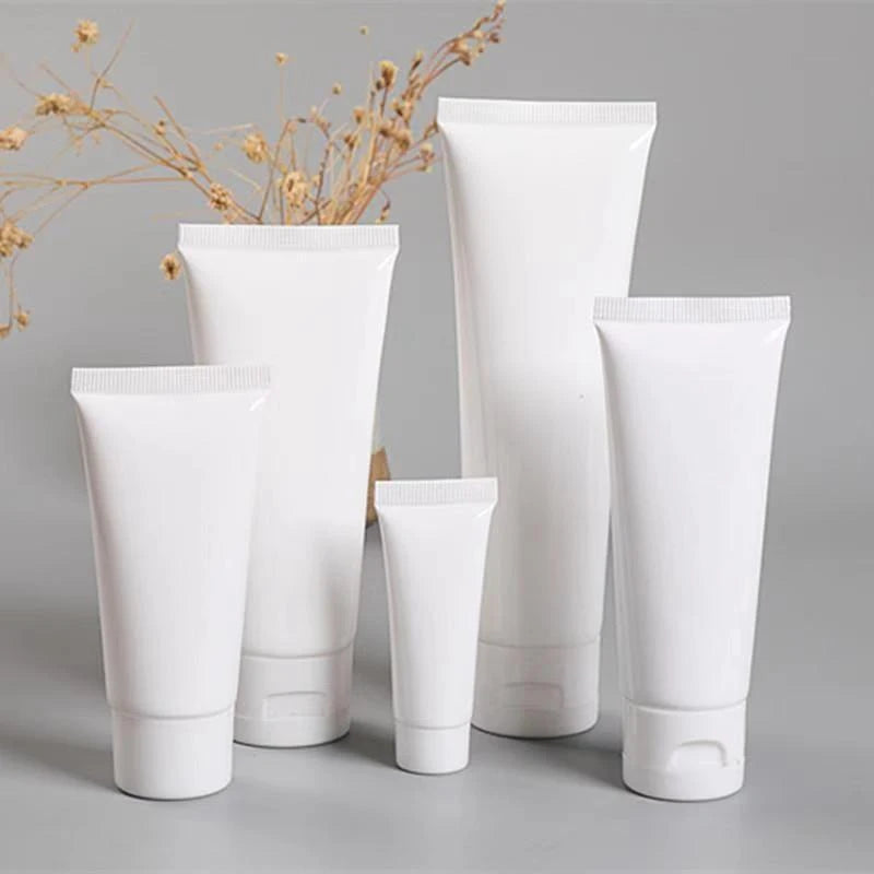 10-Pack Empty Refillable Squeeze Tubes | Flip Top 15–100ml Refillable Cosmetic Tubes Axl