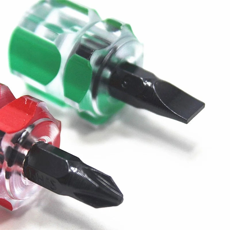 Ultra Short Mini Phillips & Flathead Screwdriver Mini Screwdriver Axl