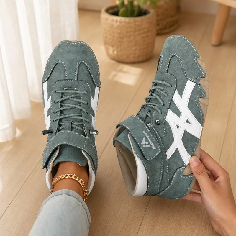 ZULIWAGN Women's Flat Sneakers – Lightweight Casual Trainers Women's Flat Sneakers Axl