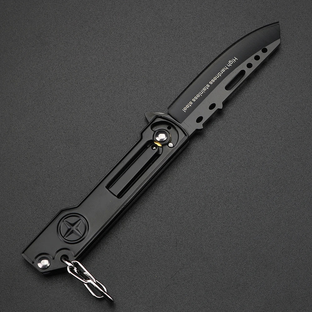 XUAN FENG Folding Pocket Knife – Stainless Steel Keychain EDC Folding Pocket Knife Axl