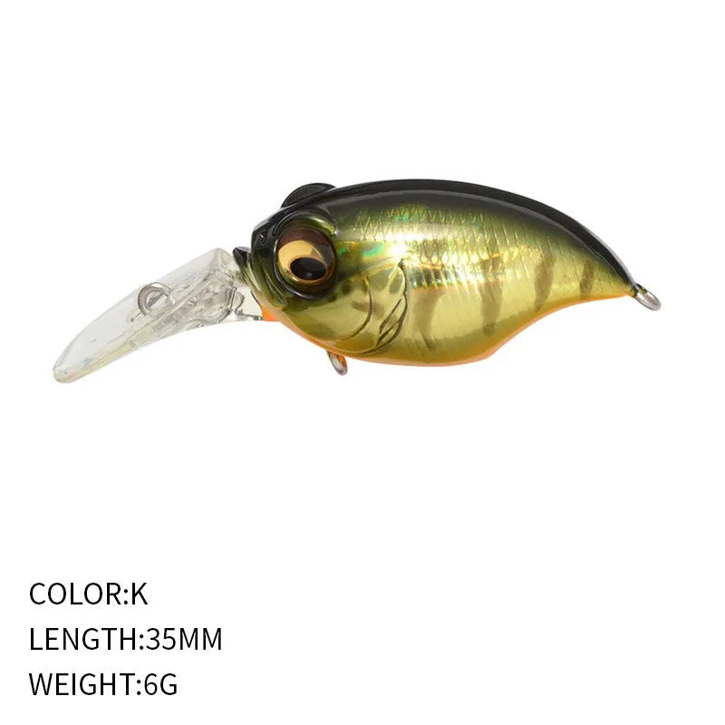 6g 42mm Floating Crankbait Lure – Bass, Perch & Pike Wobbler Fishing Crankbait Lure Axl