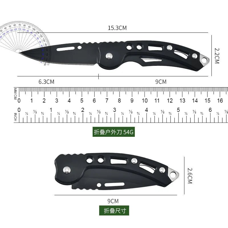 Folding Pocket Knife – Stainless Steel Camping Survival Tool Folding Pocket Knife Axl