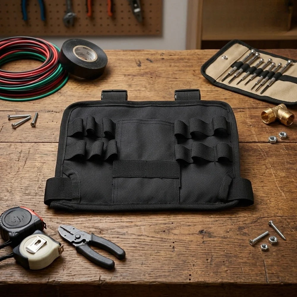Waterproof Tool Belt Bag – Heavy-Duty Adjustable Waist Pouch Tool Belt Bag Axl