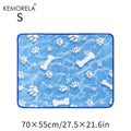 KEMORELA Large Dog Cooling Mat – Ice Silk Self-Cooling Pad Pet Cooling Mat Axl S