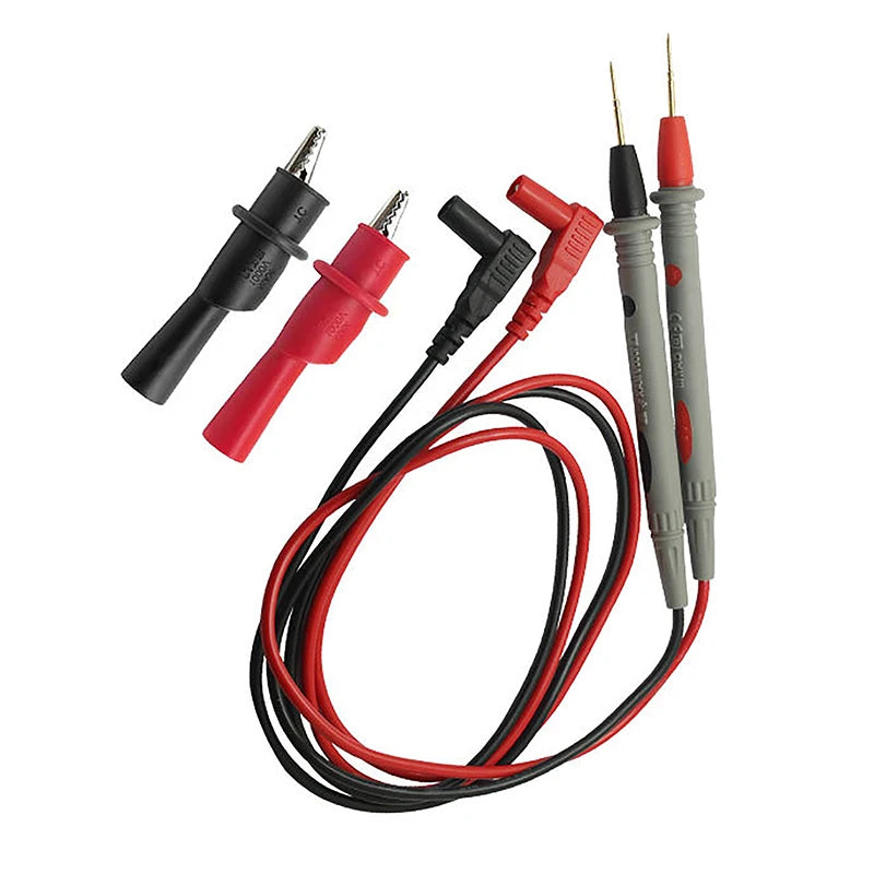 Gold-Plated Needle Tip Multimeter Test Probe Leads – 2 Pack Multimeter Probe Leads Axl