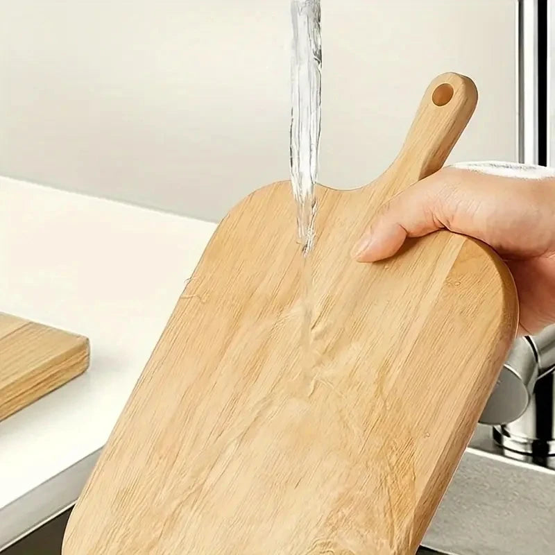 Wooden Cutting Board with Handle – Charcuterie & Cheese Board Wooden Cutting Board Axl