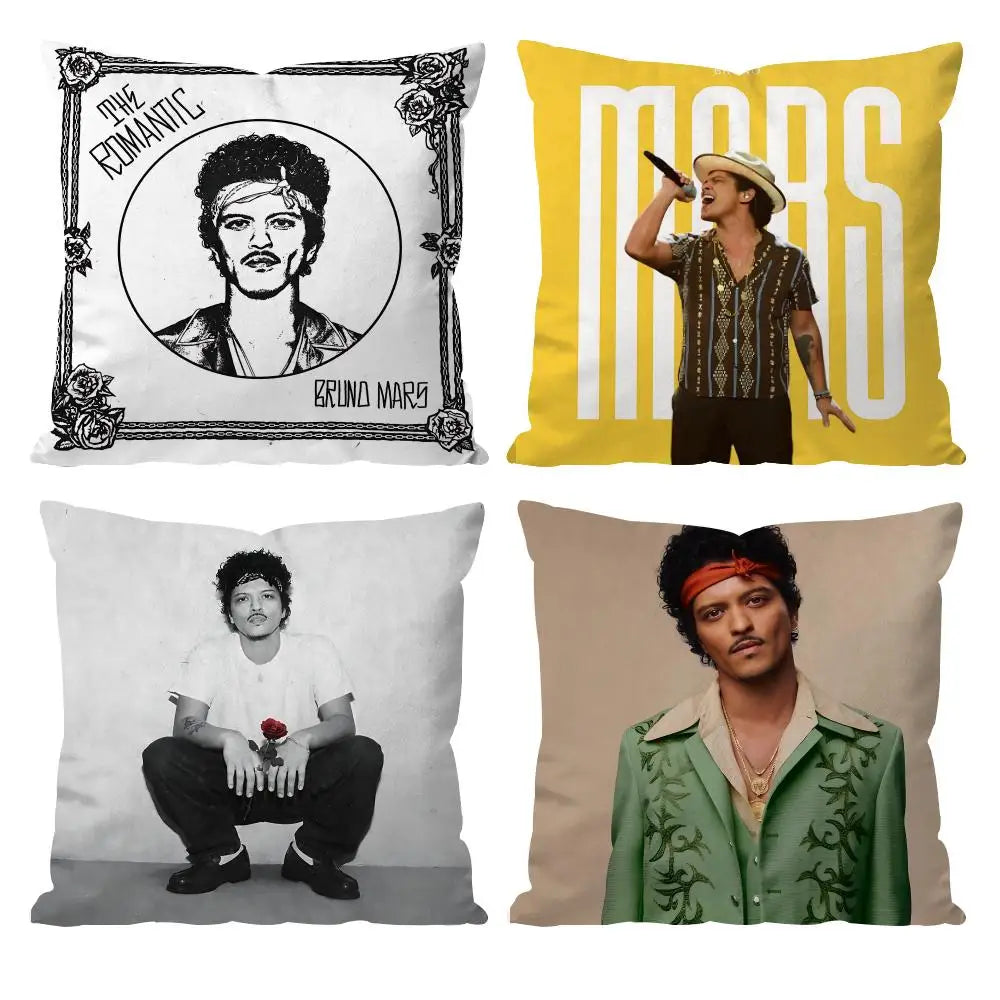 Bruno Mars The Romantic Album Printed Cushion Cover | Soft Printed Cushion Cover Axl