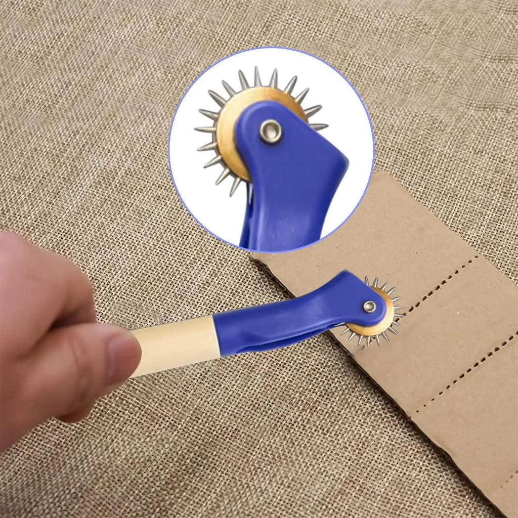 Tracing Wheel with Wood Handle – Serrated Pattern Tracer Tool Sewing Tracing Tool Axl