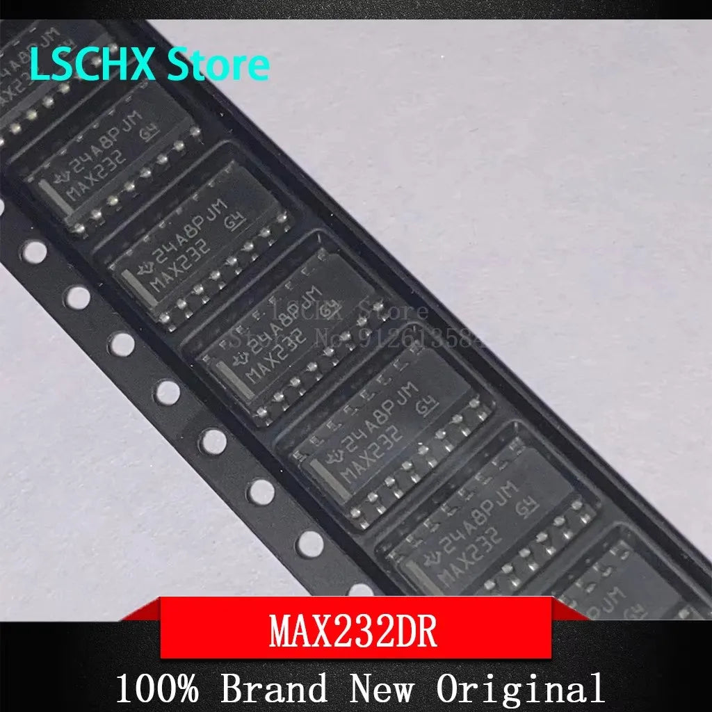 10-Pack Mixed ICs – TPD1E1B04, MAX232DR, MP6924AGS-Z & More Integrated Circuit IC Axl