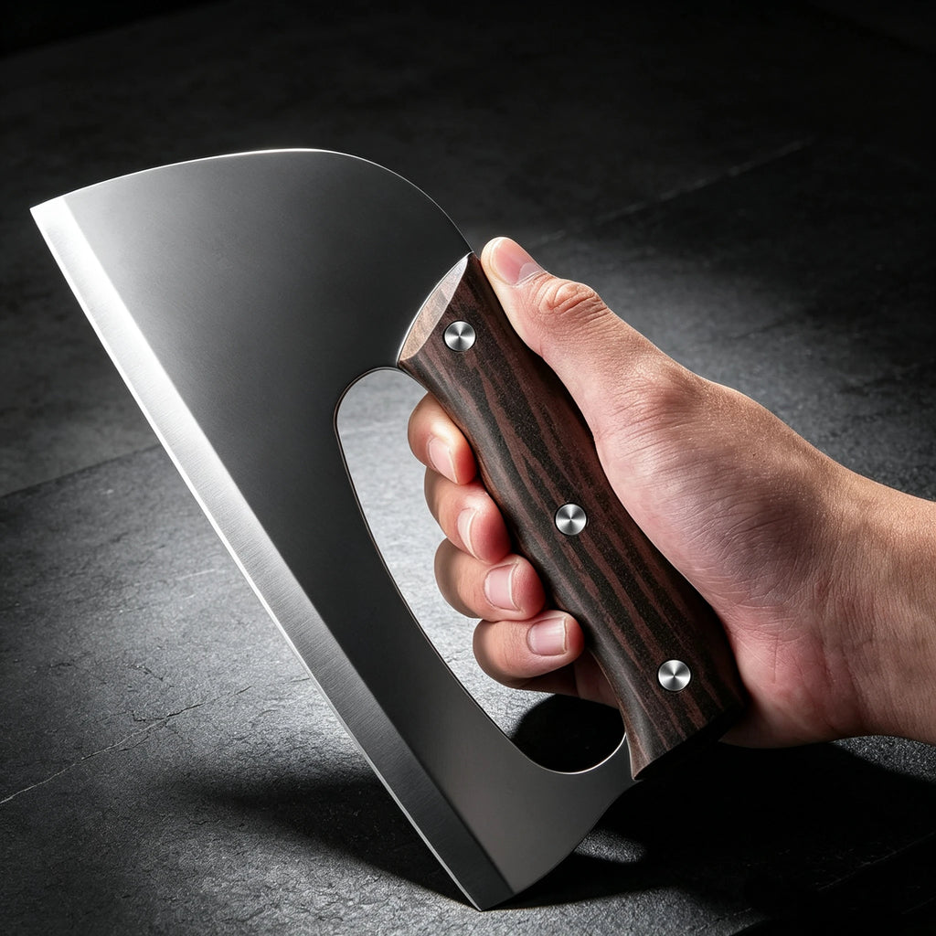 SHENJIU Stainless Steel Meat Cleaver Kitchen Knife Meat Cleaver Knife Axl