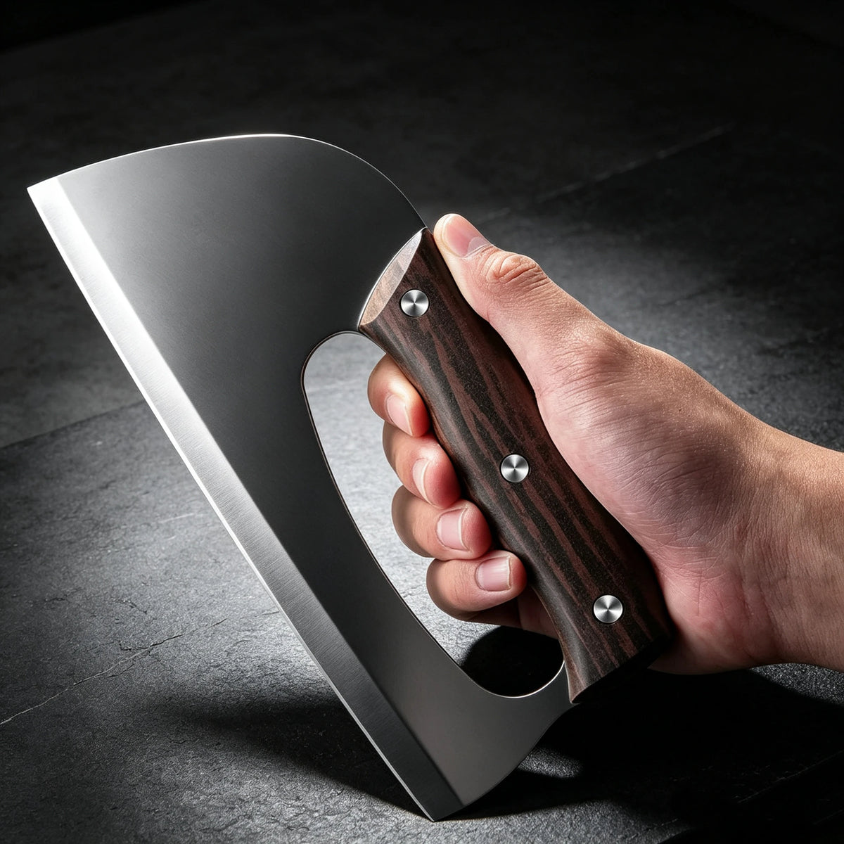SHENJIU Stainless Steel Meat Cleaver Kitchen Knife Meat Cleaver Knife Axl