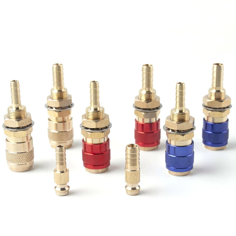 Water Cooled Gas Adapter Quick Connector TIG/MIG Torch M6/M8 Welding Torch Adapter Axl
