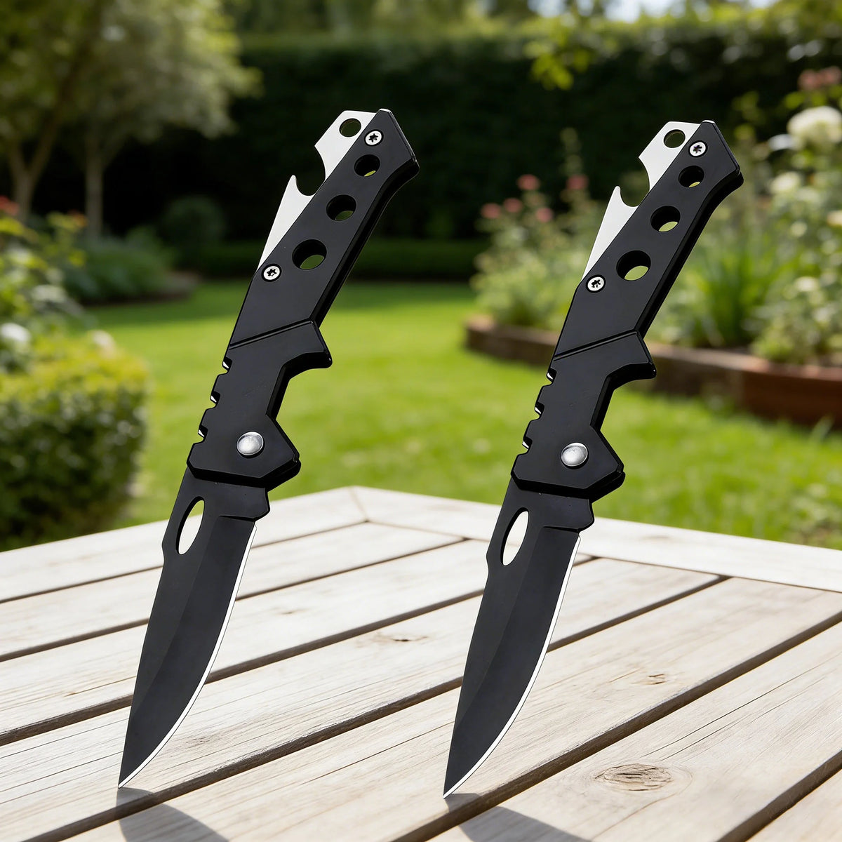Multi-Tool Folding Utility Knife – Stainless Steel Camping Blade Folding Utility Knife Axl Folding Knife-2PCS