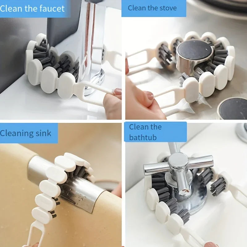 Bendable Crevice Cleaning Brush – Soft Bristle Tile & Grout Crevice Cleaning Brush Axl