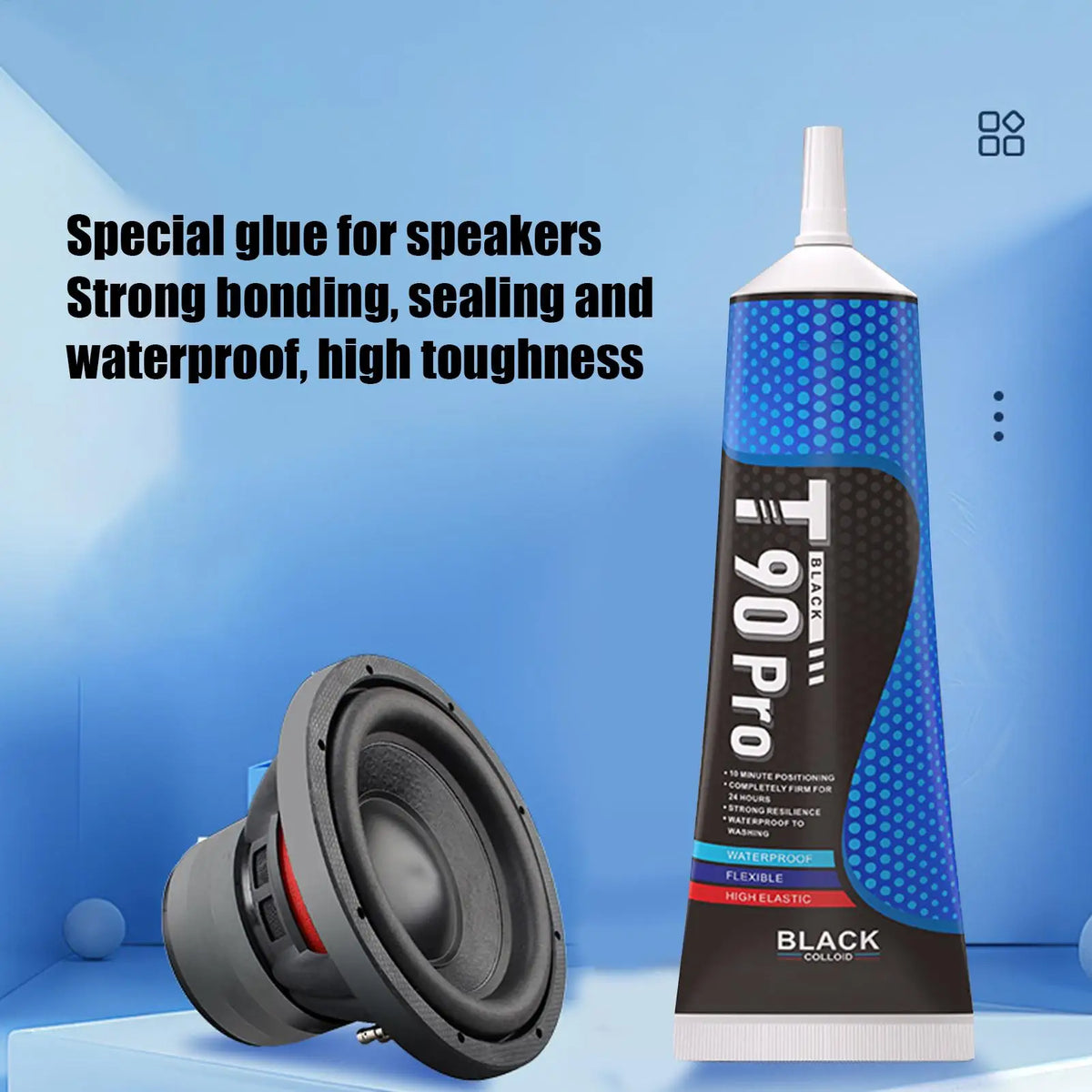Speaker Repair Glue 18ml–115ml | Cone & Dust Cap Adhesive Speaker Repair Adhesive Axl