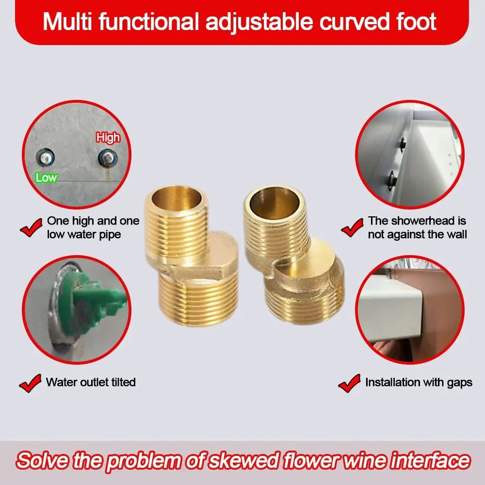 Angled Faucet Elbow Connector – Stainless Steel & Brass Fitting Faucet Elbow Fitting Axl