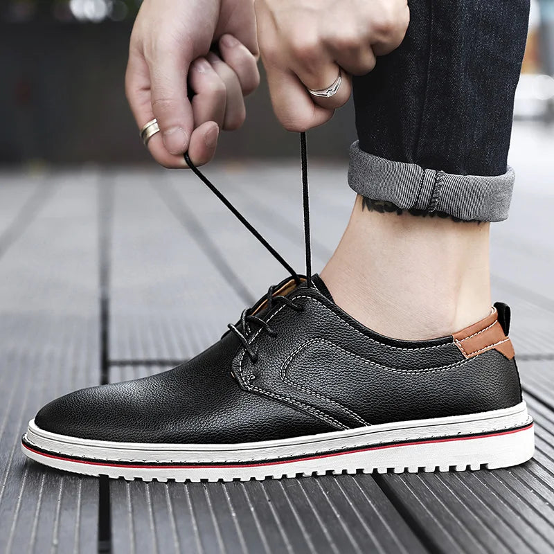 Men's Handmade Leather Derby Dress Shoes | Business Loafers Men's Derby Shoes Axl