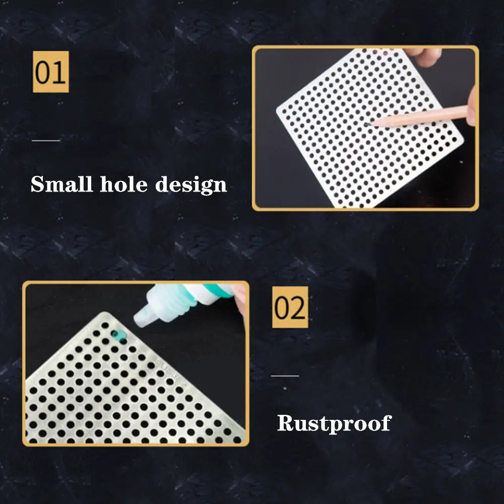 Stainless Steel Square Floor Drain Cover & Hair Catcher Filter Floor Drain Cover Axl