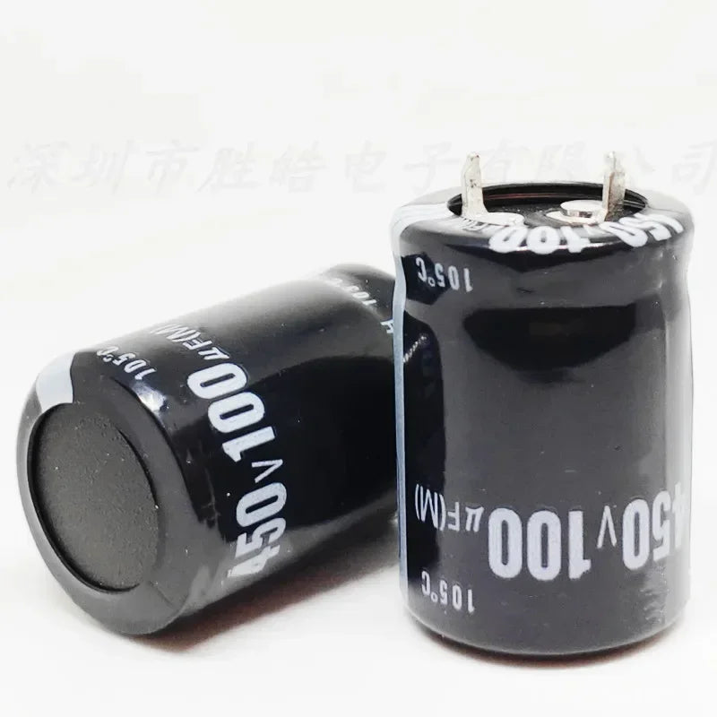 NioCen 450V 100UF Aluminum Electrolytic Capacitor 22x30mm Electrolytic Capacitor Axl Default Title