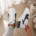 Unisex Wide Fit High Top Casual Walking Boots | Anti-Slip High Top Casual Boots Axl 36 WHITE