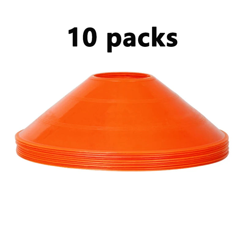 10-Pack Disc Cones – Kids & Pro Agility Sport Training Set Sport Training Cones Axl 12.5cm orange