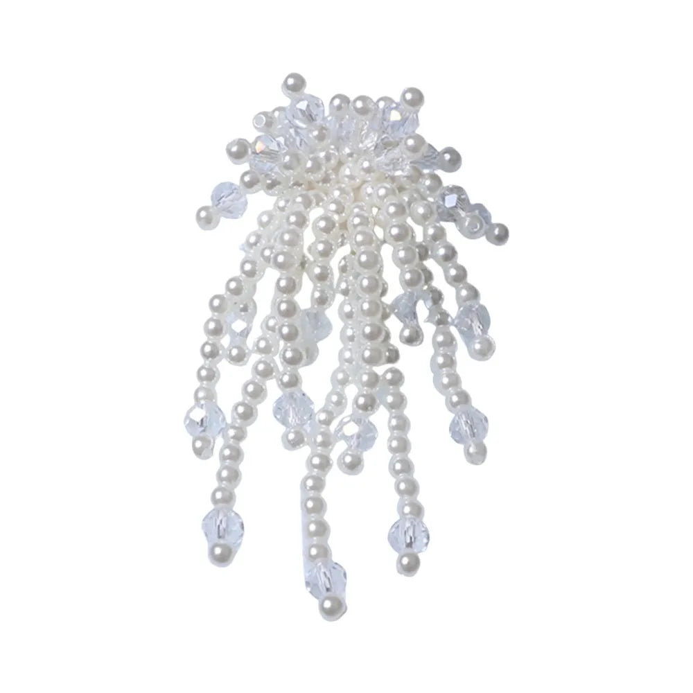 Pearl Button Covers – Alloy Rhinestone Flower DIY Shirt Decor Button Covers Axl 01