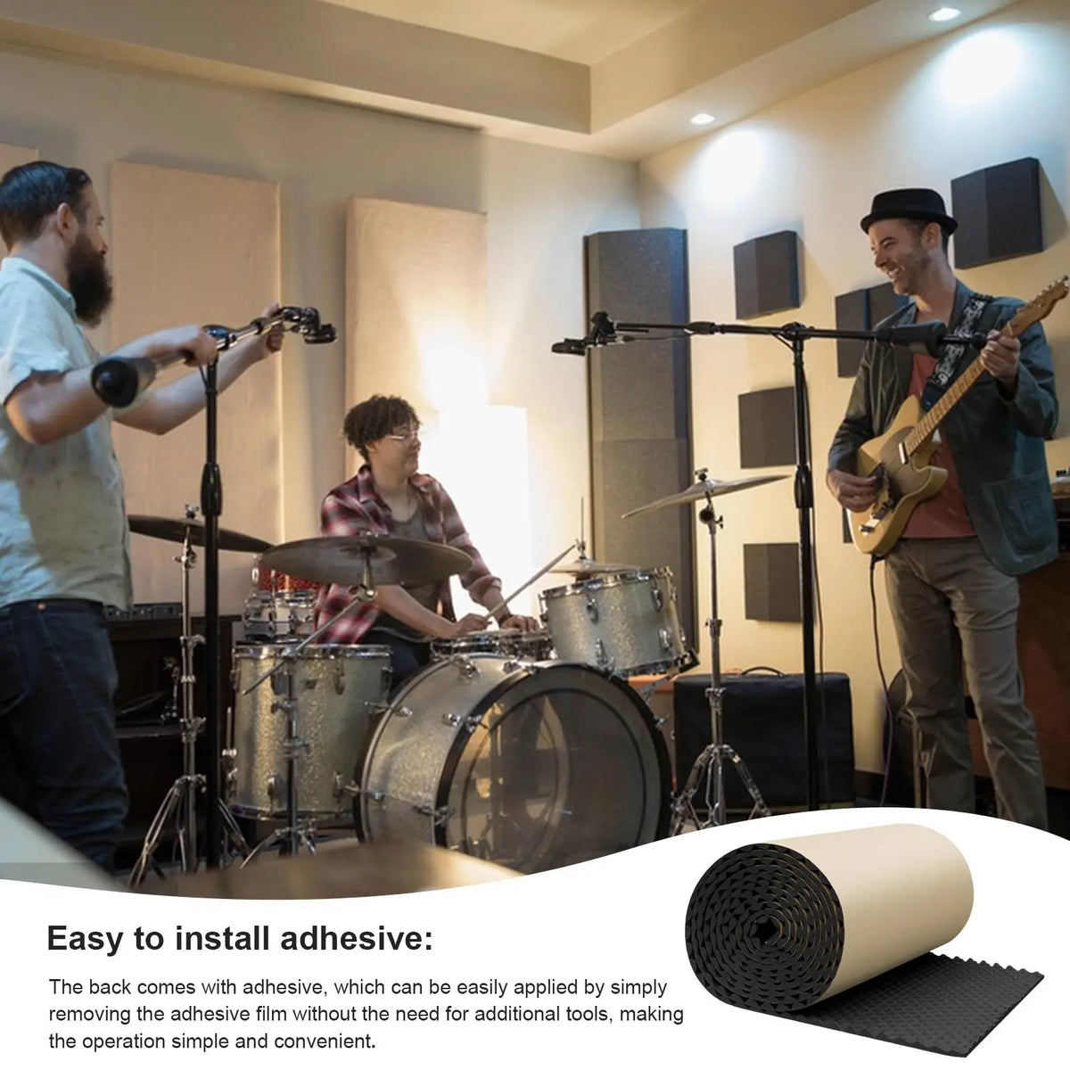 Self-Adhesive Acoustic Panels – Soundproofing Mat for Car & Studio Acoustic Soundproofing Mat Axl