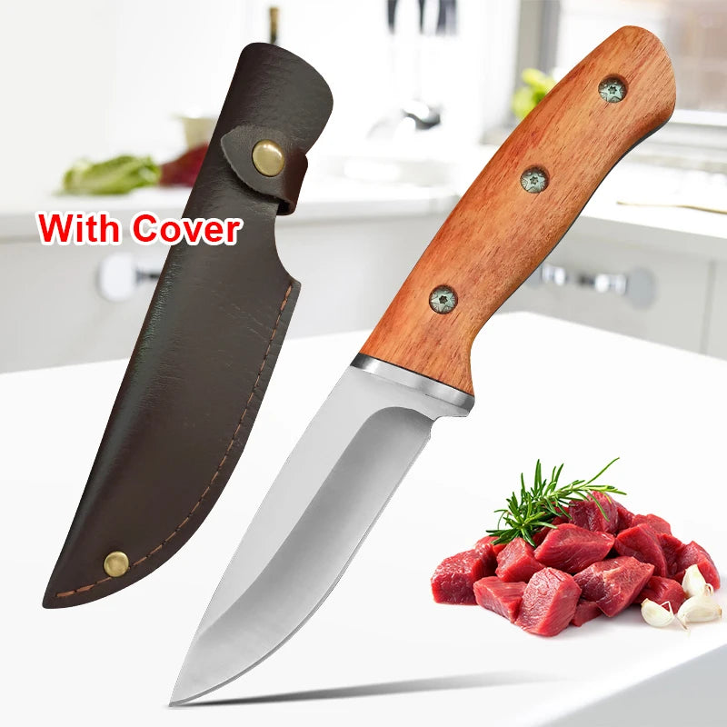 InLeung Hand Forged Boning Knife – 9.5" Stainless Steel Chef Blade Boning Knife Axl