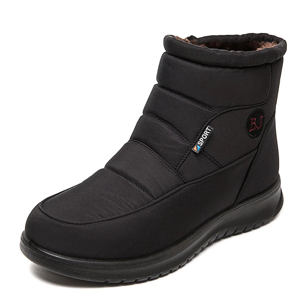 Waterproof Winter Snow Boots – Plush Lined Non-Slip Ankle Winter Snow Boots Axl