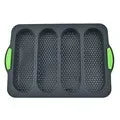 Silicone Baguette Baking Mold – Non-Stick Bread Loaf Tray Silicone Baking Mold Axl Green
