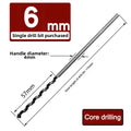 HSS Square Hole Drill Bit 6–18mm | Mortising Chisel Wood Mortising Drill Bit Axl 6mm China Mainland