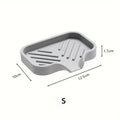 Silicone Sink Tray with Drain | Soap & Sponge Holder Sink Organizer Tray Axl S
