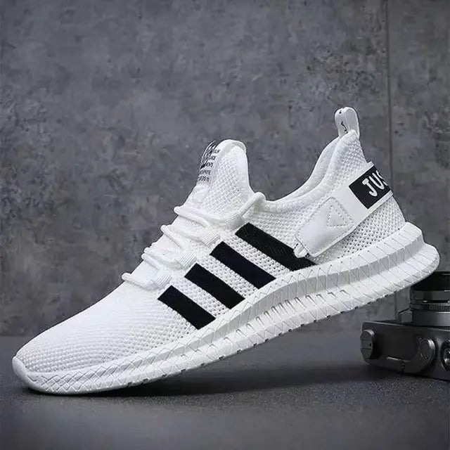 Men's Air Mesh Breathable Lightweight Non-Slip Sneakers Men's Sneakers Axl WHITE 43