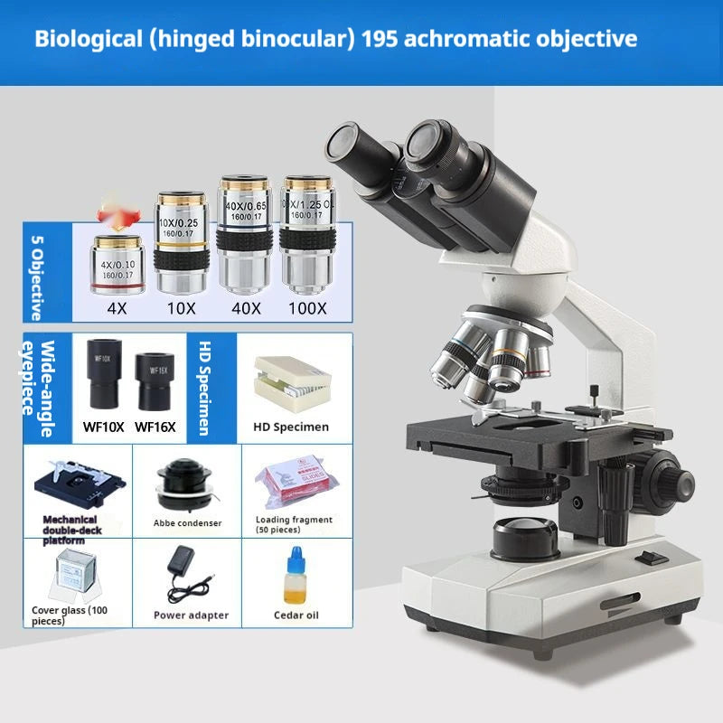 Trinocular Biological Microscope – Aquaculture & Lab | 500X Trinocular Microscope Axl 3