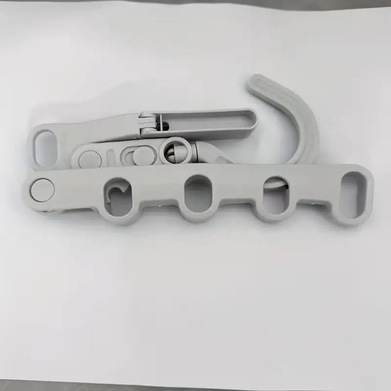 Foldable 5-Hook Clothes Hanger Set of 2 – Travel & Home Foldable Clothes Hanger Axl