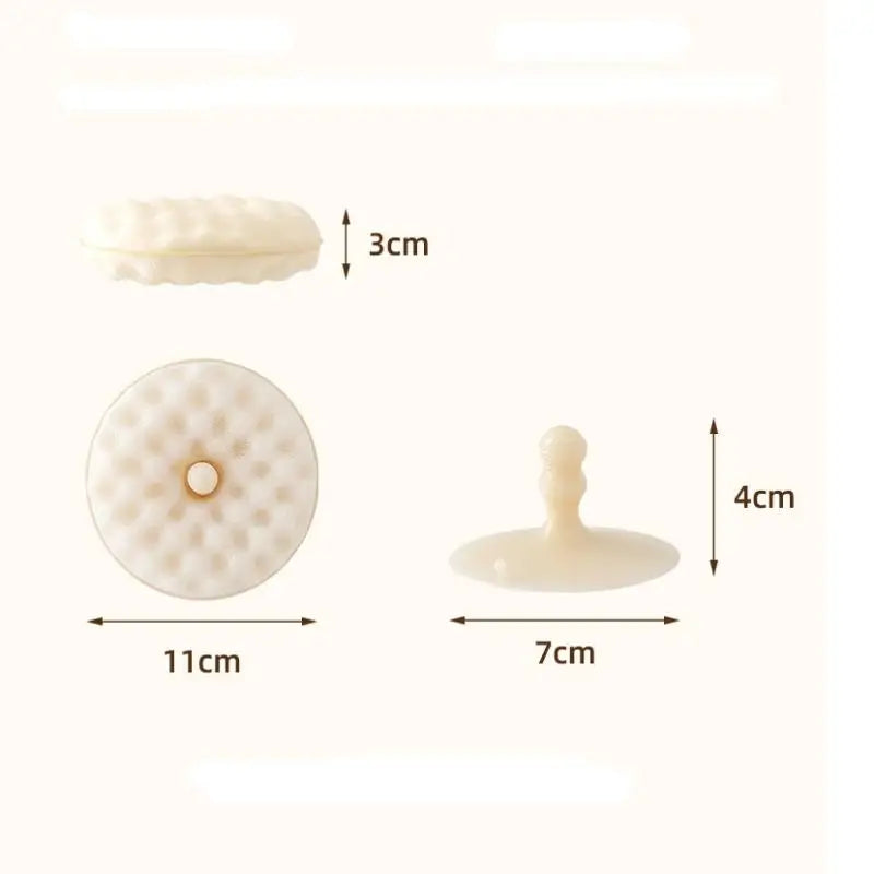 Double-Sided Kitchen Sponge Set with Suction Cup Holder Dishwashing Sponge Set Axl