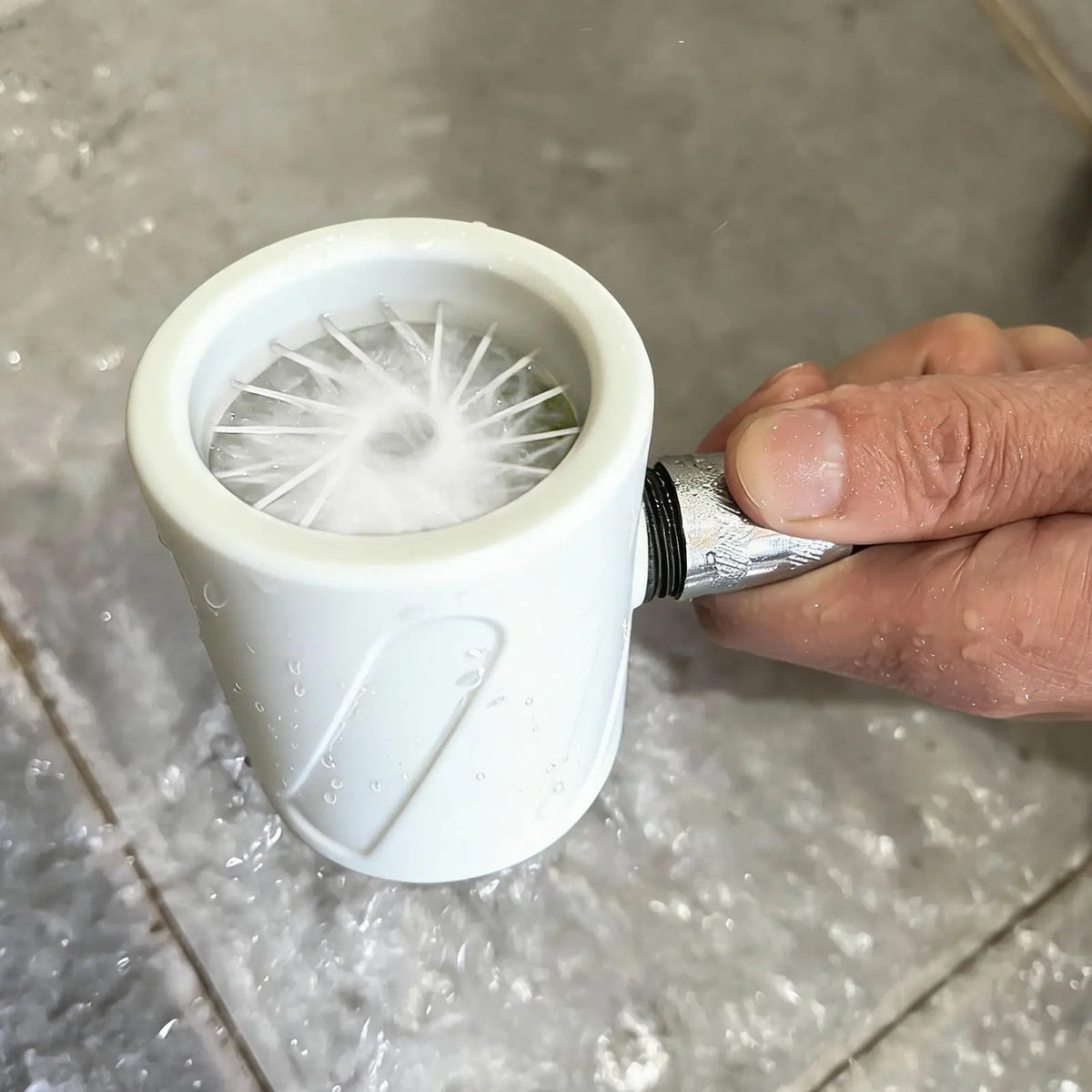 High Pressure Handheld Shower Head – Spiral Nozzle 3D Printed Handheld Shower Head Axl