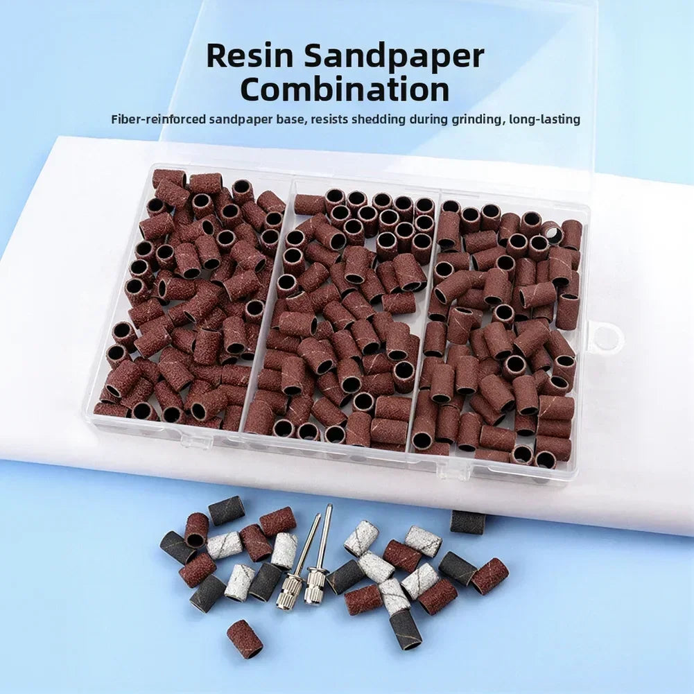 75/210 Pcs Nail Sanding Ring Bands | Electric Drill 80/120/180 Grit Nail Sanding Rings Axl