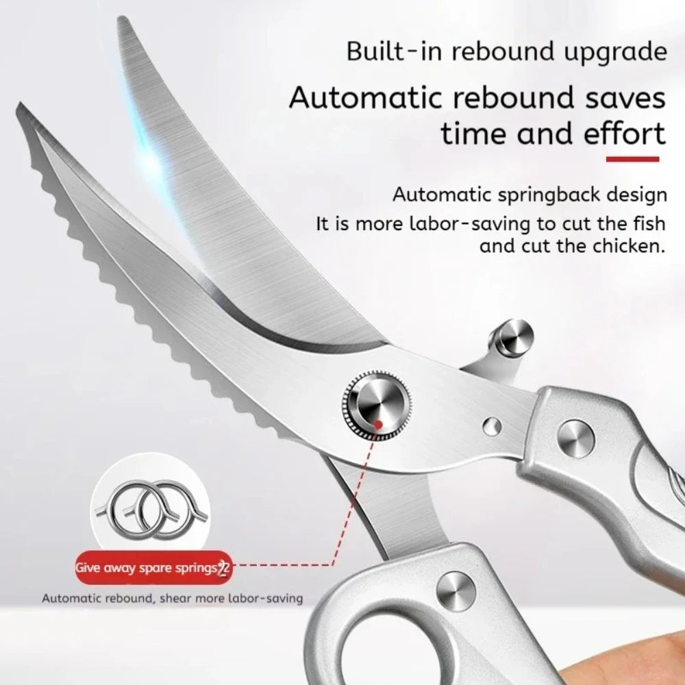 PLYS Heavy-Duty Kitchen Shears with Spring-Loaded Ejector Kitchen Shears Axl