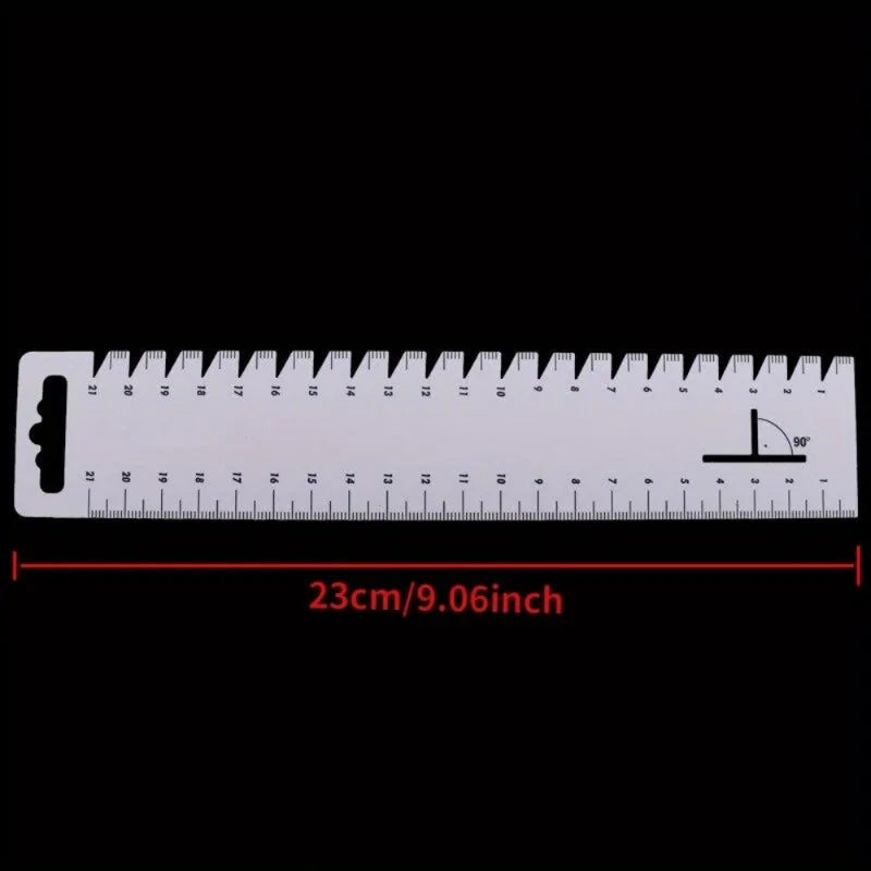 21cm Soft Patchwork Ruler – Quilting & Sewing Measuring Tool Quilting Ruler Axl