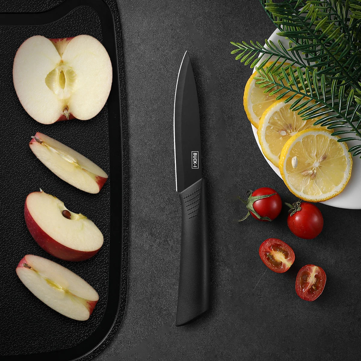 SHENJIU Kitchen Knife Set with Block – Cleaver, Chef & Fruit Knife Kitchen Knife Set Axl 1pcs