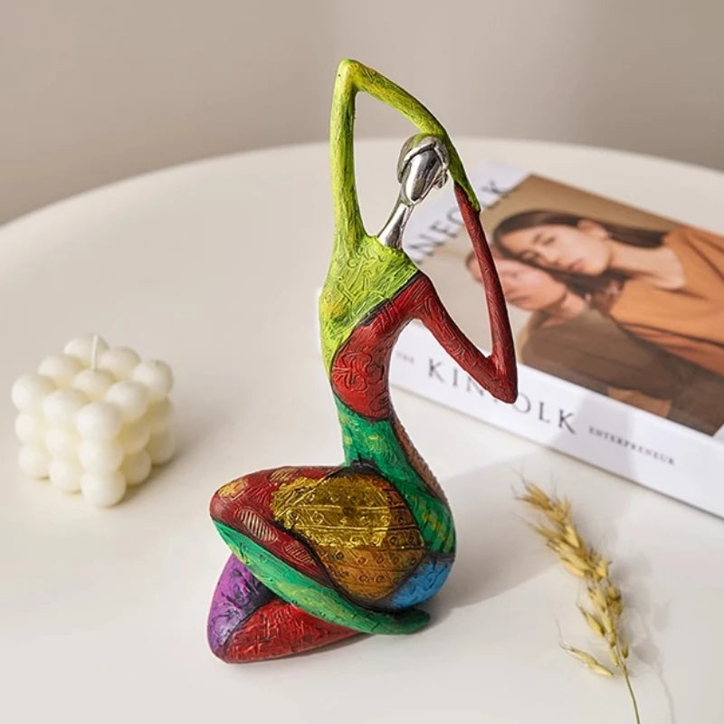Nordic Abstract Resin Figurine | Luxury Desktop Sculpture Décor Decorative Figurine Axl