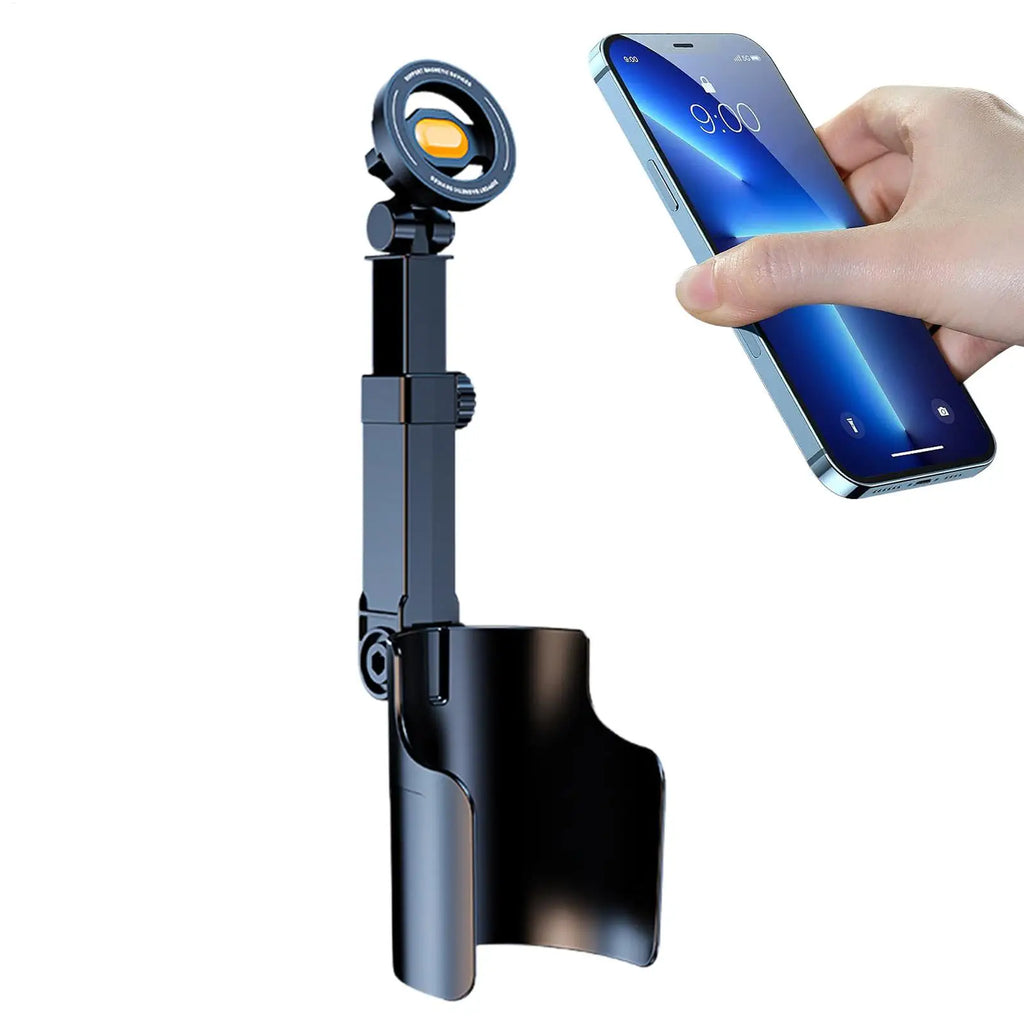 2-in-1 Magnetic Car Cup Holder Phone Mount | 360° Adjustable Car Phone Mount Axl