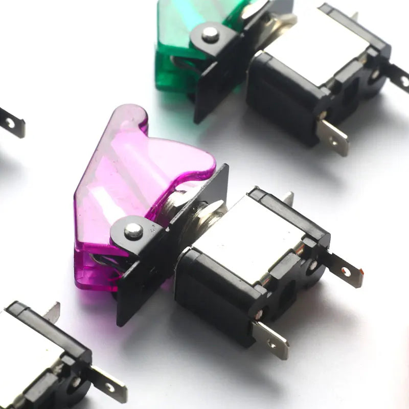LED Toggle Switch Aircraft Flip Guard Cover – 12V Car Truck LED Toggle Switch Axl