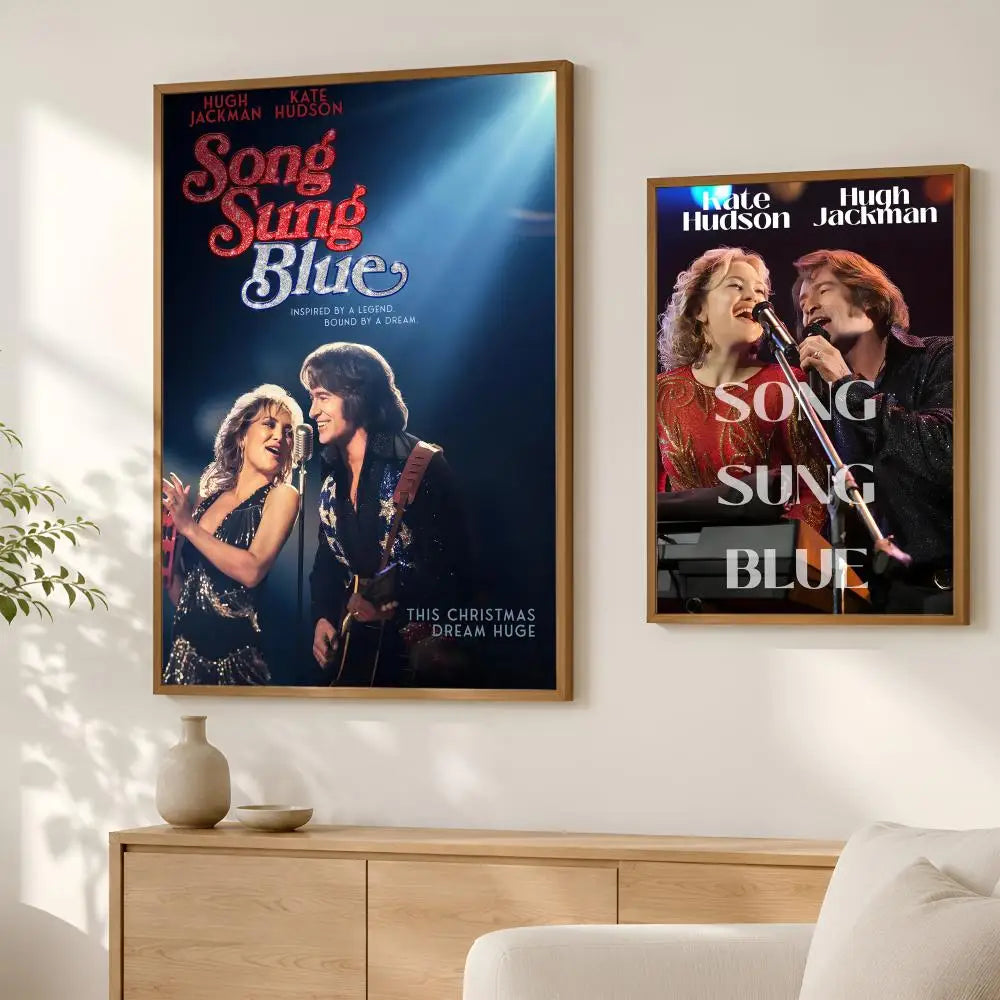 Song Sung Blue HD PVC Self-Stick Wall Art Poster | Waterproof Wall Art Poster Axl