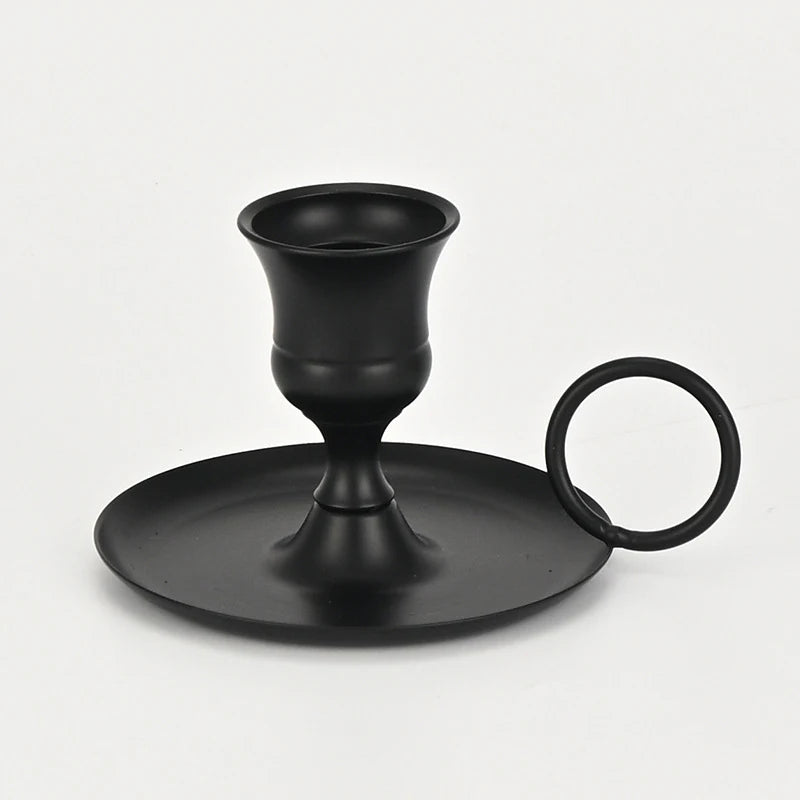 Metal Candle Holder with Handle – Wedding Table Centerpiece Metal Candle Holder Axl