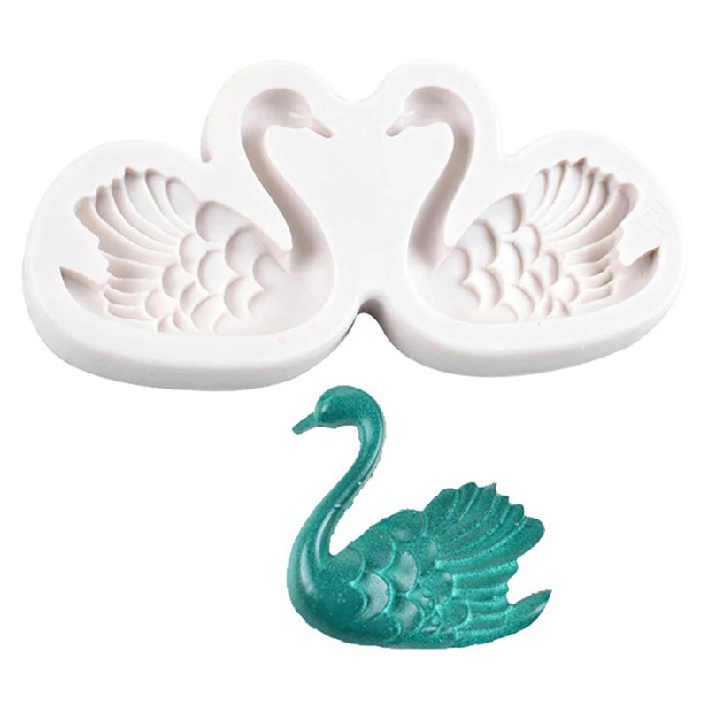 Swan Silicone Mold – Chocolate, Cake Decorating & DIY Crafts Silicone Baking Mold Axl
