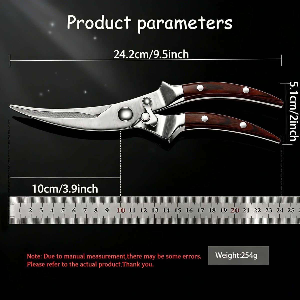 Heavy-Duty Poultry Shears – Bone Cutting Kitchen Scissors Set Kitchen Poultry Shears Axl