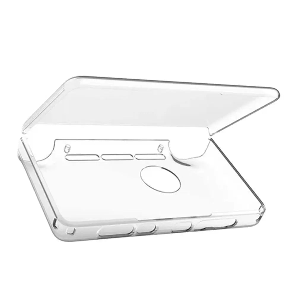 Crystal Clear Hard PC Case for AYN THOR Handheld Console Console Protective Case Axl White