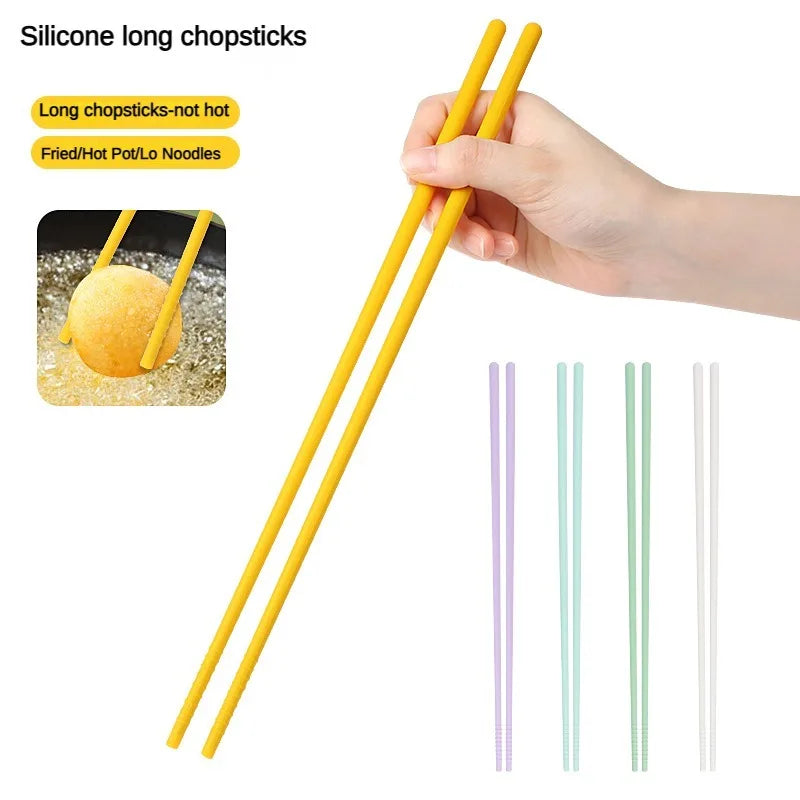 Silicone Chopsticks 31.5cm – Non-Slip Japanese Tableware Pair Silicone Chopsticks Axl